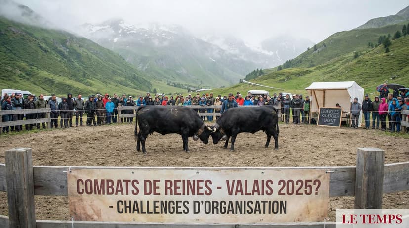 Historic Swiss Cowfighting Championship Faces Uncertain Future