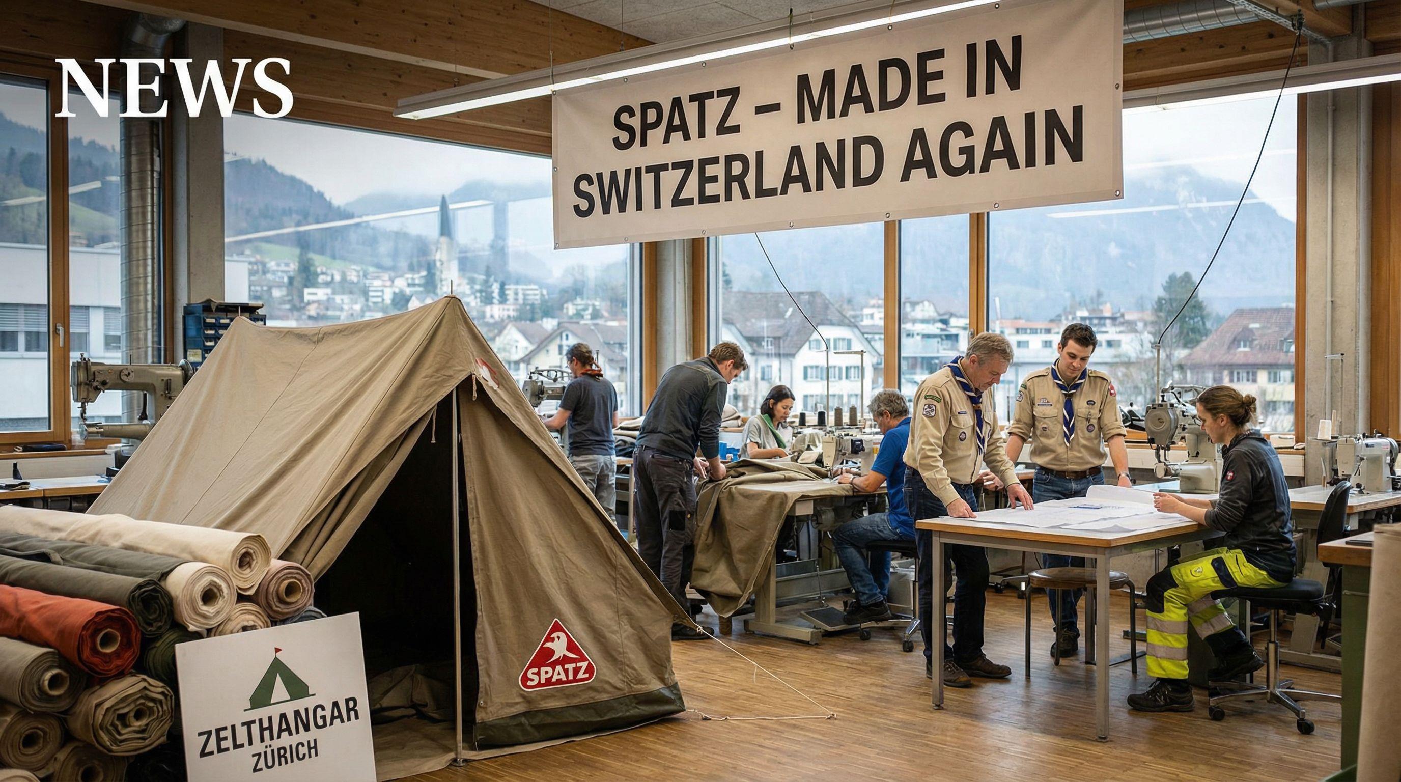 Historic Swiss Tent Maker Spatz Returns Production to Switzerland