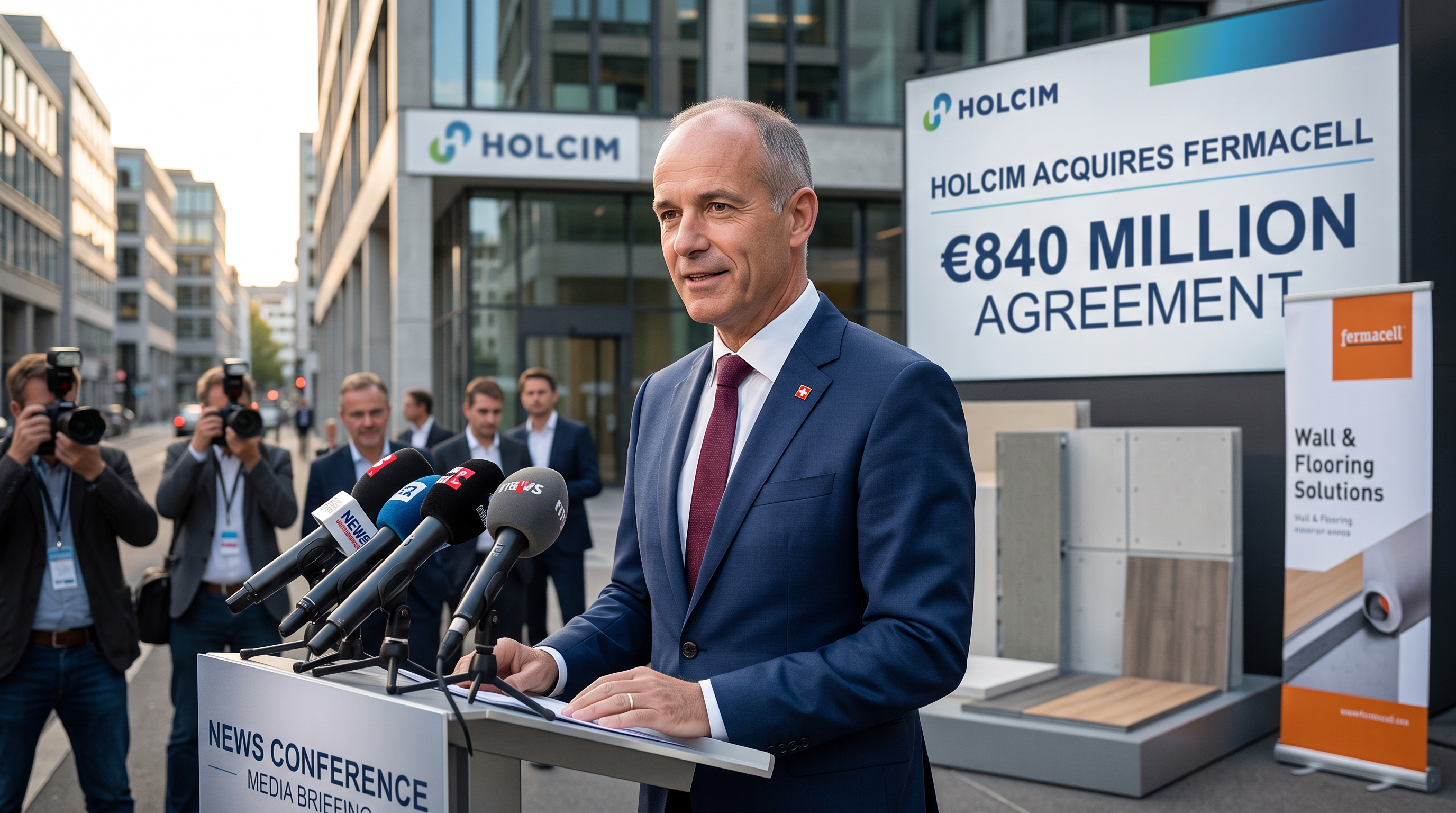 Holcim agrees €840 million takeover of German building-materials firm