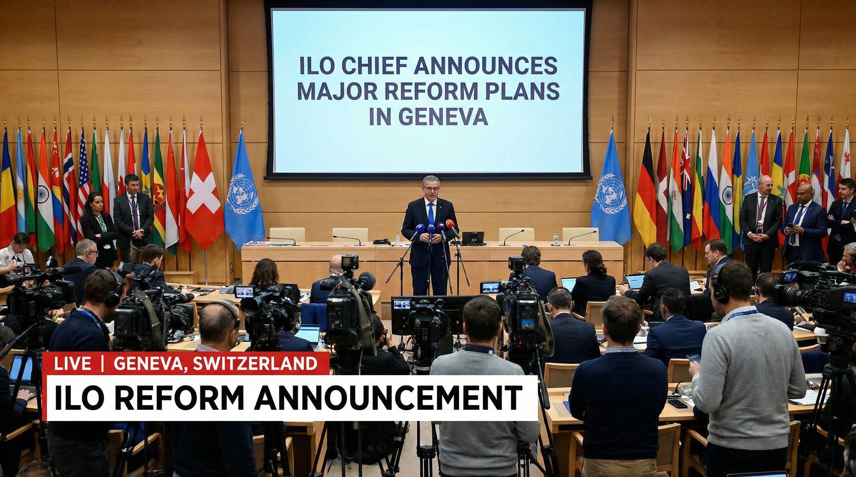 ILO Chief Announces Major Reform Plans in Geneva