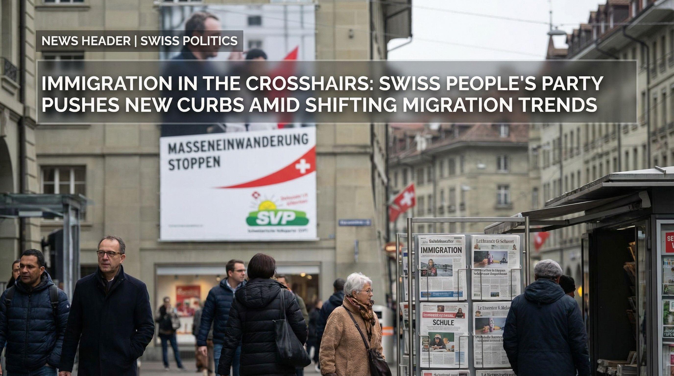 Immigration in the Crosshairs: Swiss People's Party Pushes New Curbs Amid Shifting Migration Trends