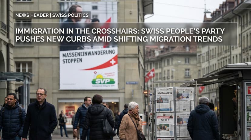 Immigration in the Crosshairs: Swiss People's Party Pushes New Curbs Amid Shifting Migration Trends