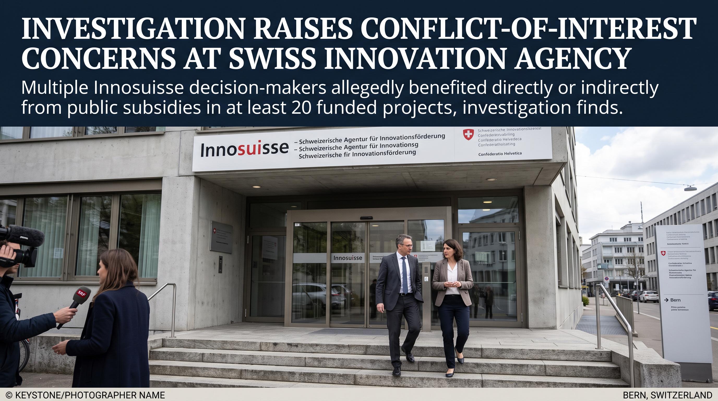 Investigation raises conflict-of-interest concerns at Swiss innovation agency