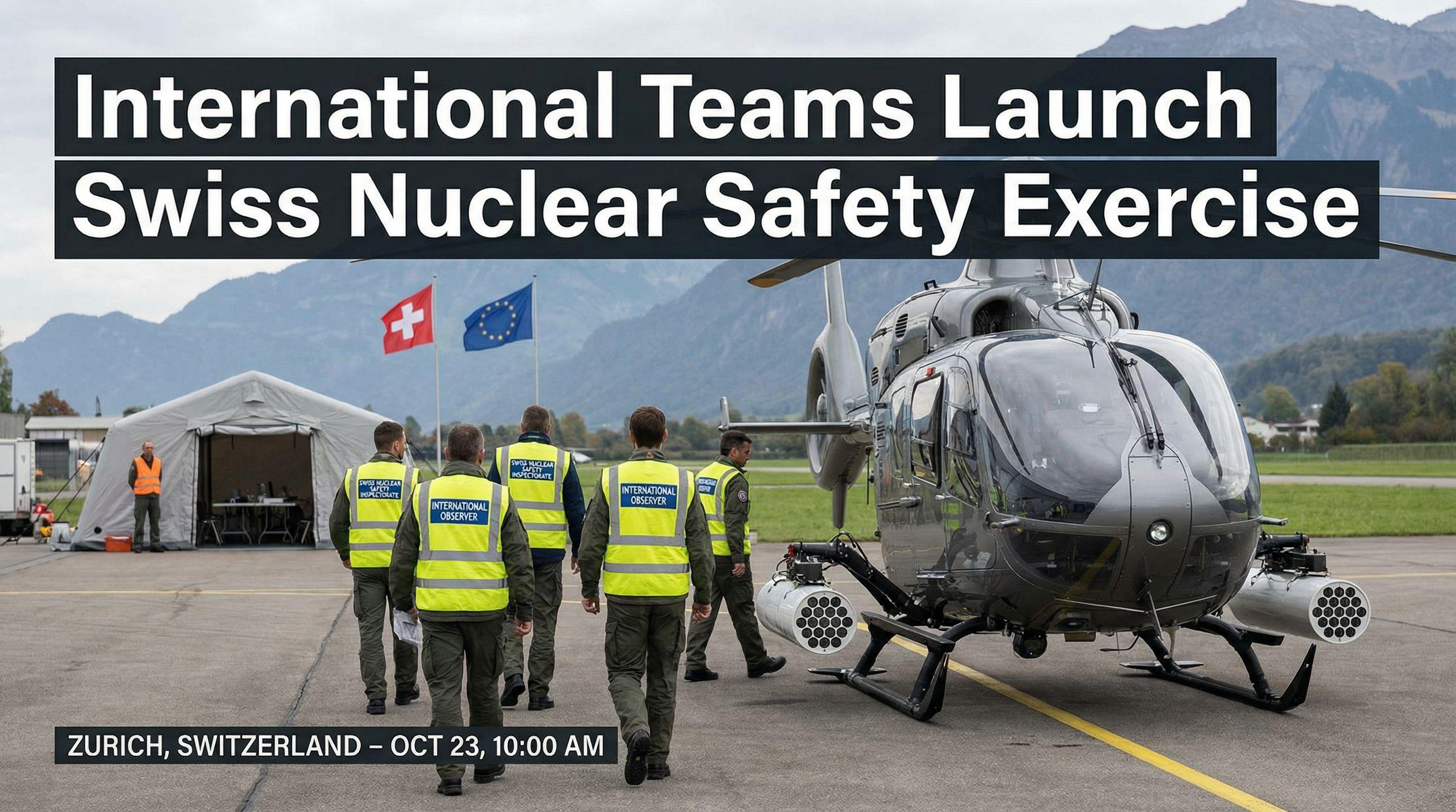 International Teams Launch Swiss Nuclear Safety Exercise