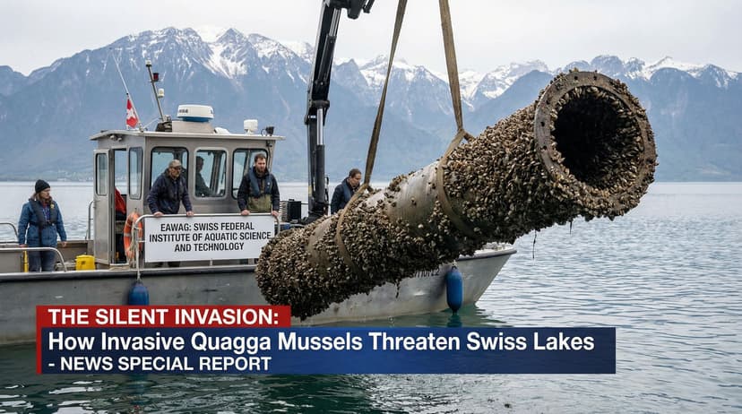 The Silent Invasion: How Invasive Quagga Mussels Threaten Swiss Lakes