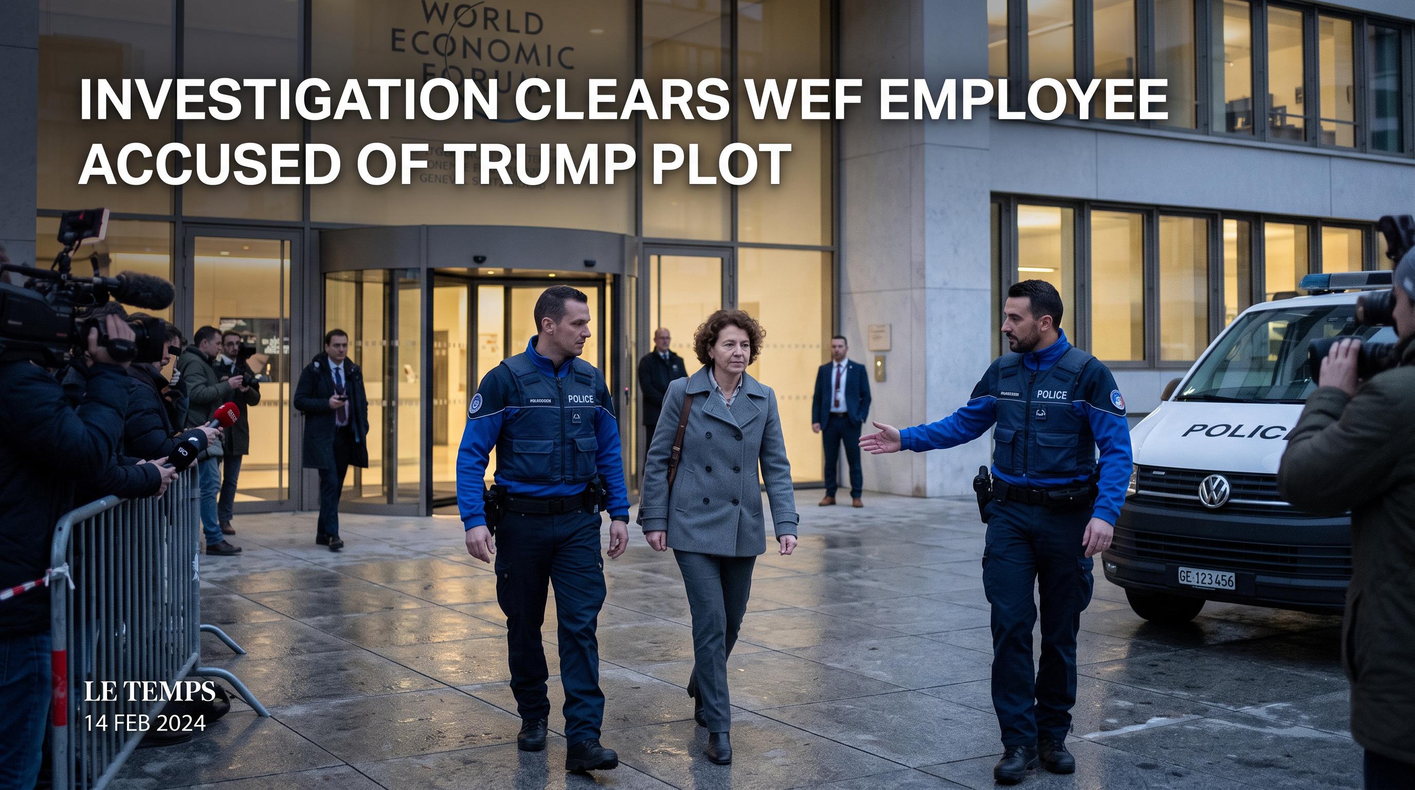 Investigation clears WEF employee accused of Trump plot