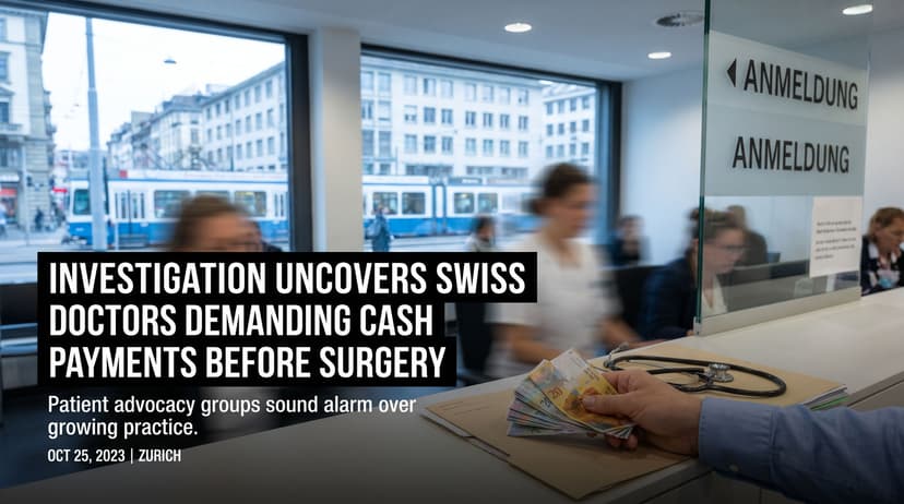 Investigation Uncovers Swiss Doctors Demanding Cash Payments Before Surgery