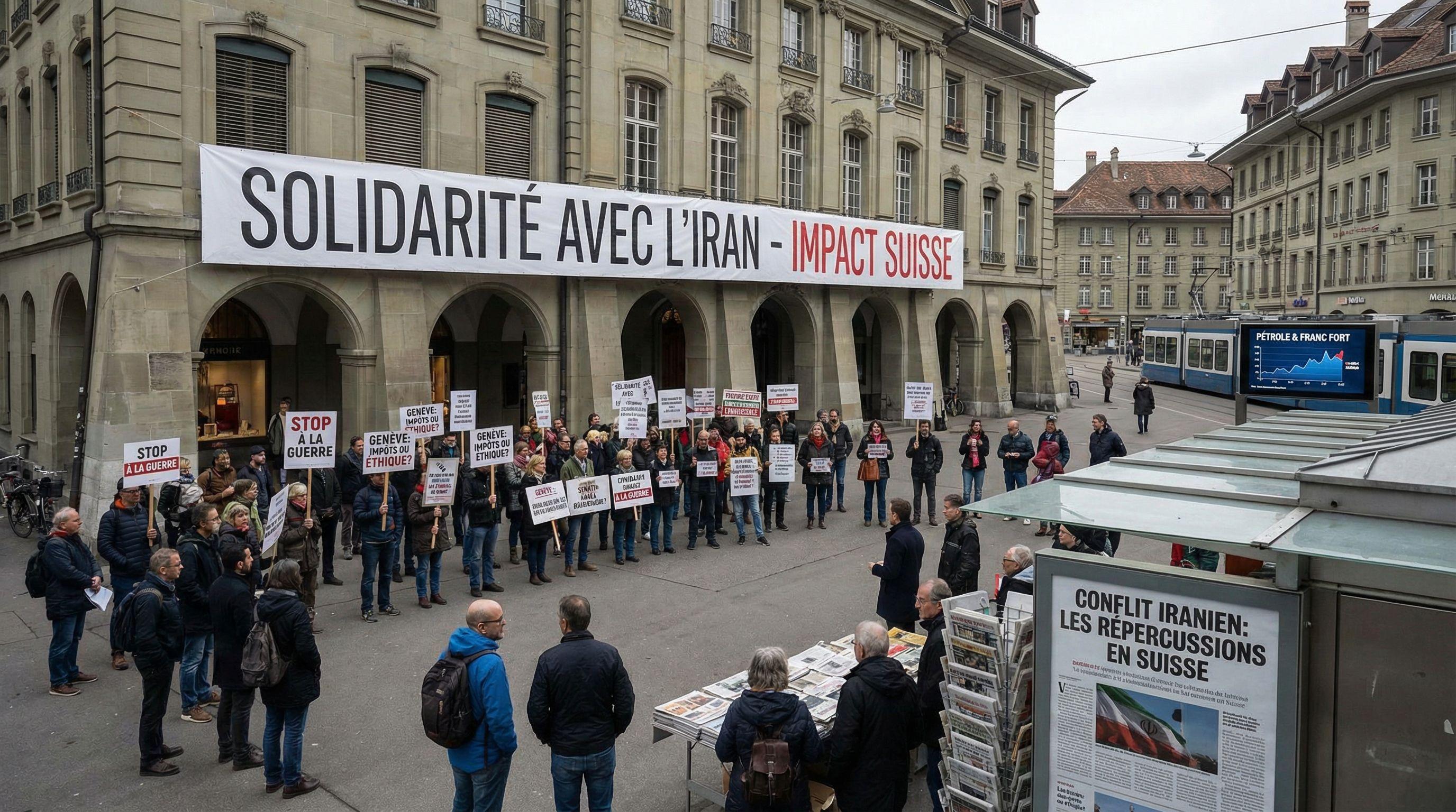 Iran Conflict's Wide-Ranging Impact on Switzerland: From Tax Windfalls to Street Protests
