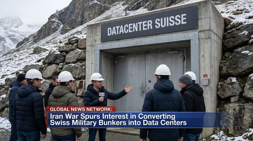 Iran War Spurs Interest in Converting Swiss Military Bunkers into Data Centers