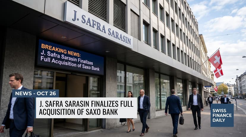 J. Safra Sarasin Finalizes Full Acquisition of Saxo Bank