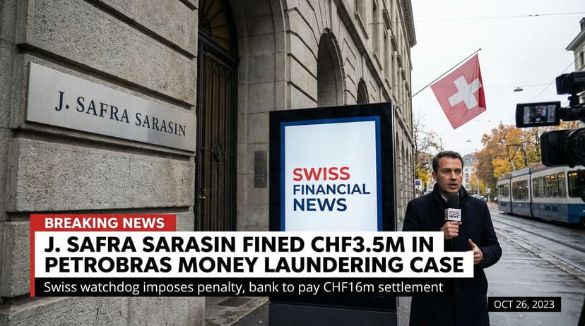 J. Safra Sarasin Bank Fined CHF3.5M in Petrobras Money Laundering Case