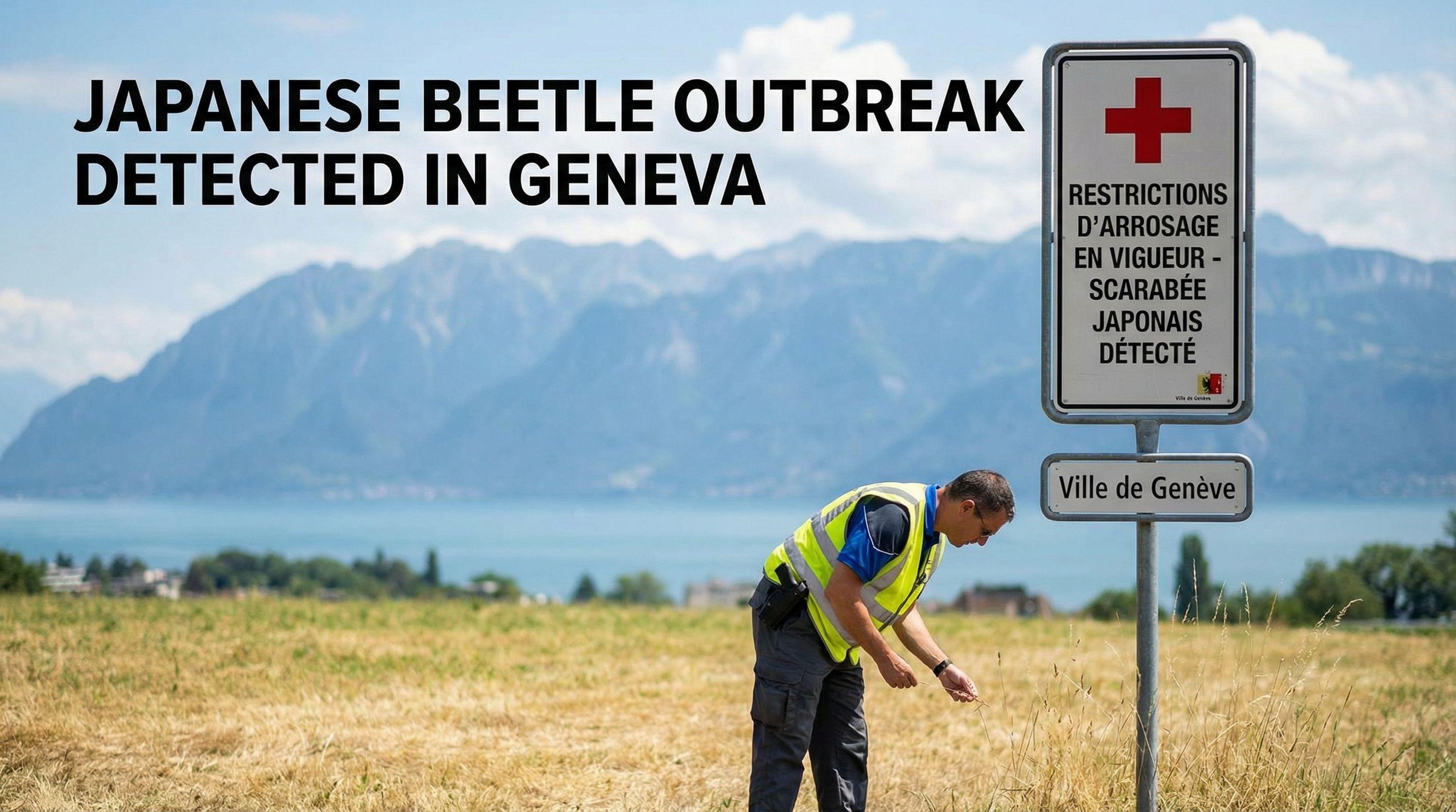 Japanese beetle outbreak detected in Geneva