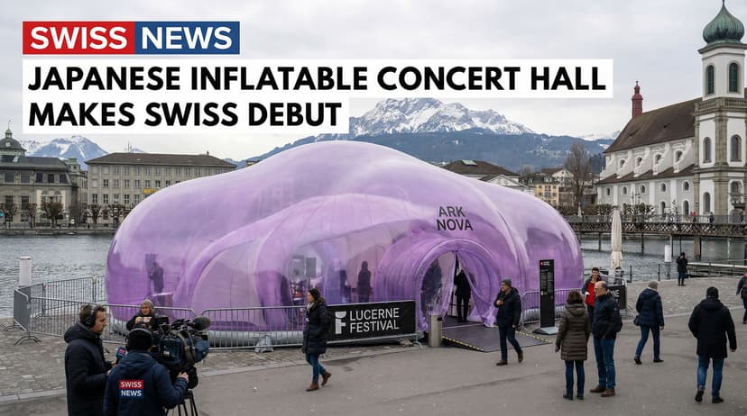 Japanese Inflatable Concert Hall Makes Swiss Debut