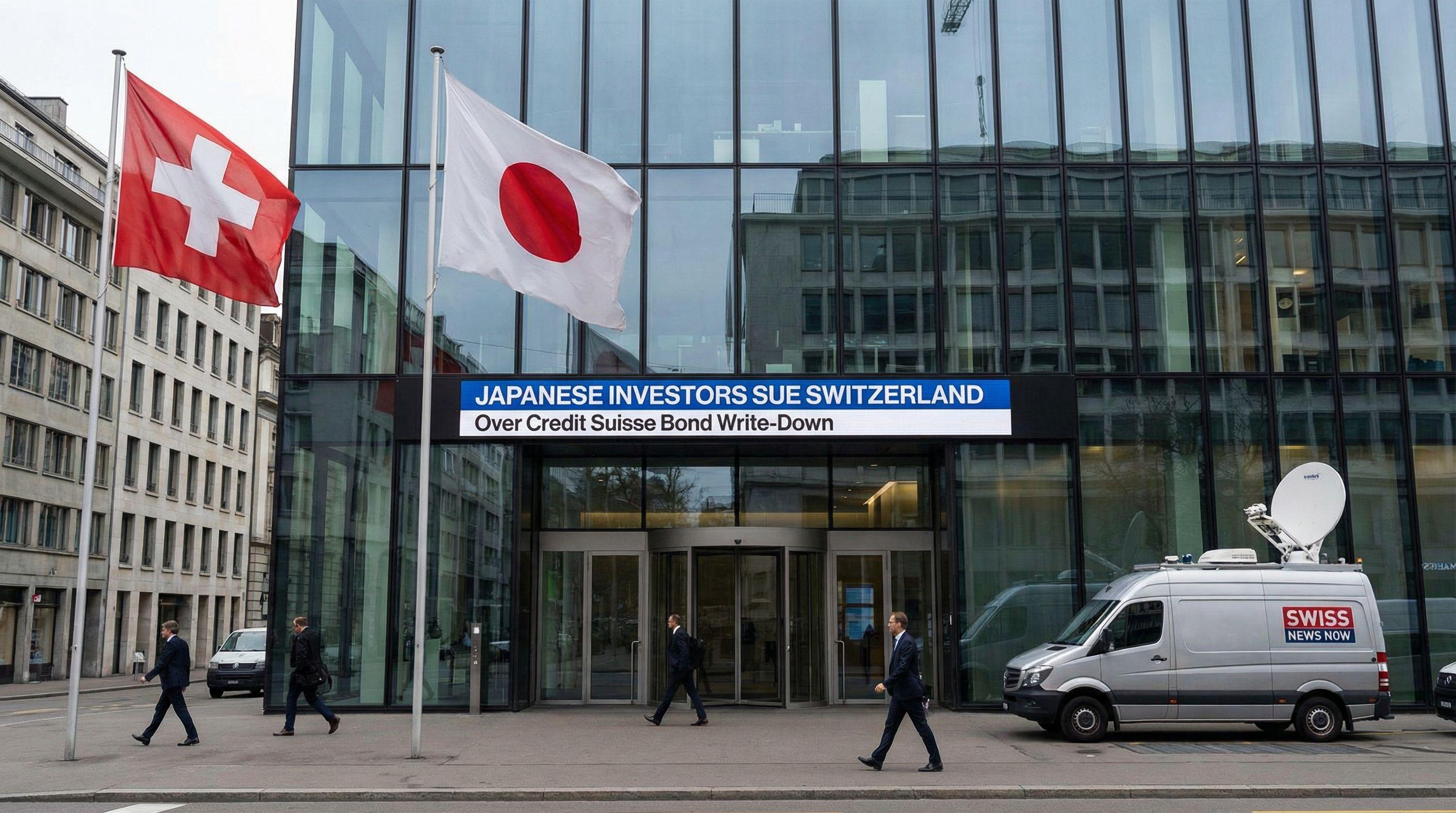 Japanese Investors Sue Switzerland Over Credit Suisse Bond Write-Down