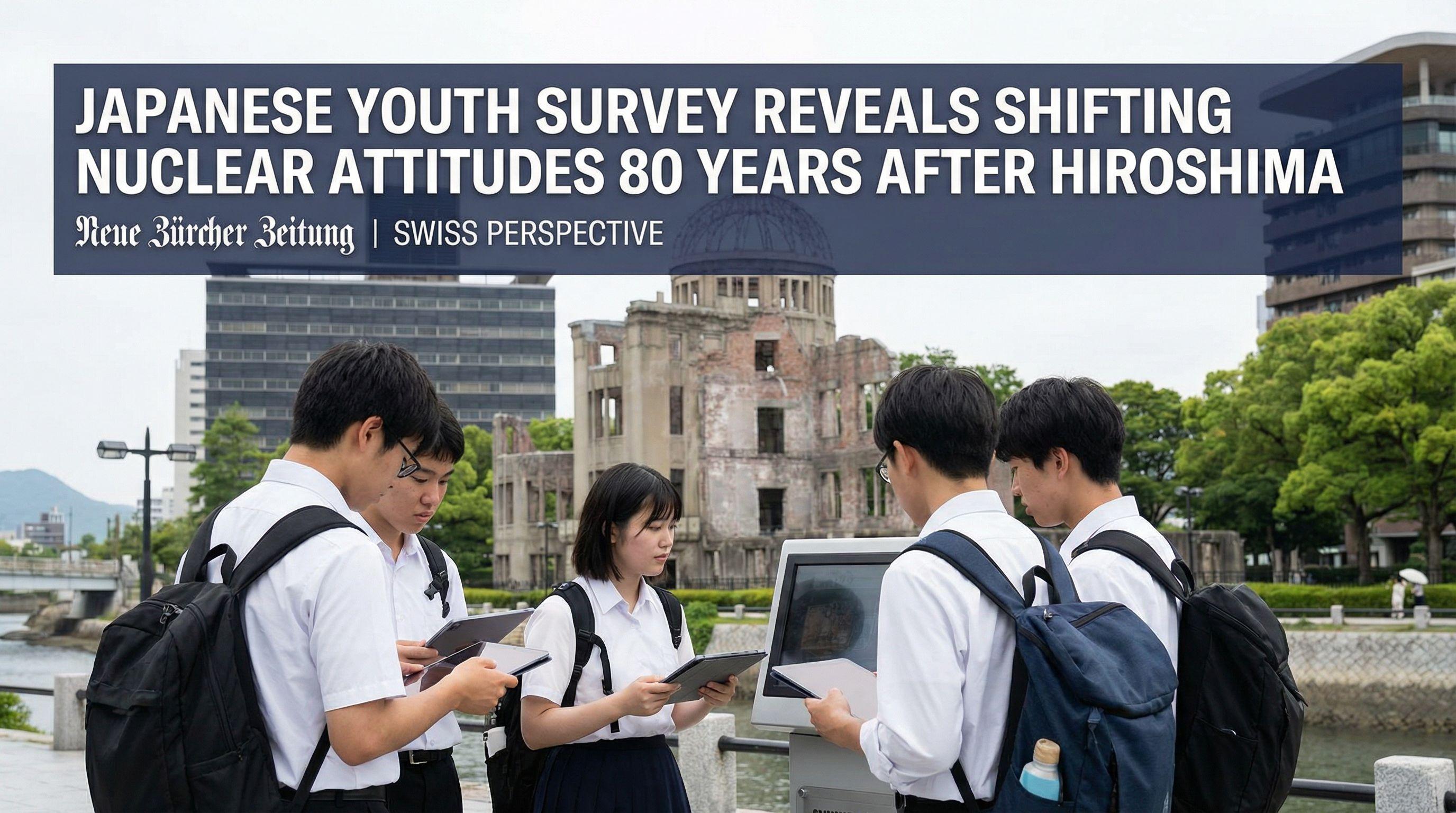 Japanese youth survey reveals shifting nuclear attitudes 80 years after Hiroshima