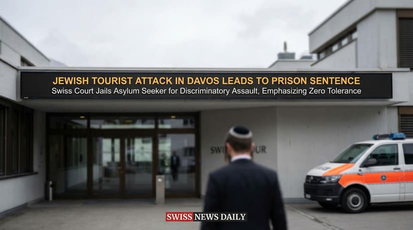 Jewish tourist attack in Davos leads to prison sentence