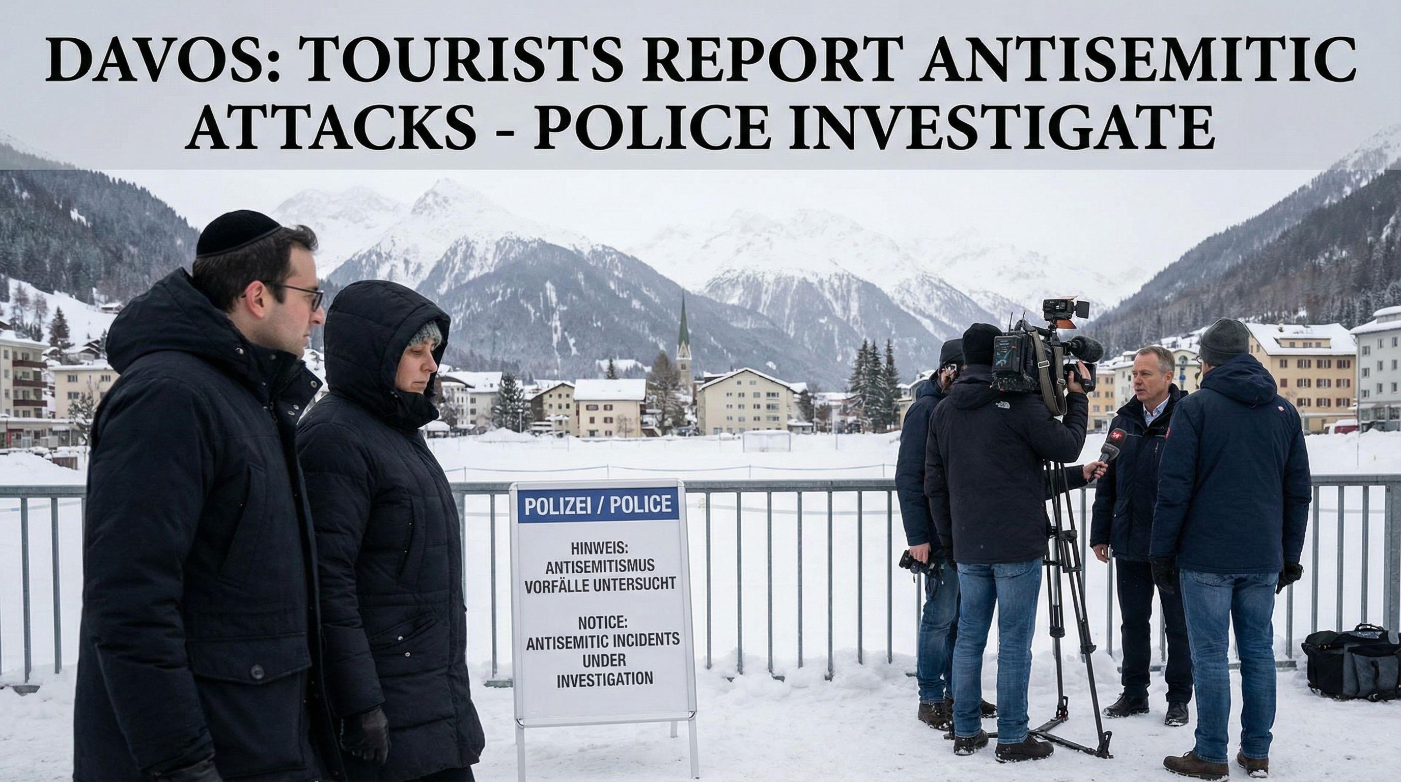 Jewish Tourists Face Antisemitic Attacks in Davos