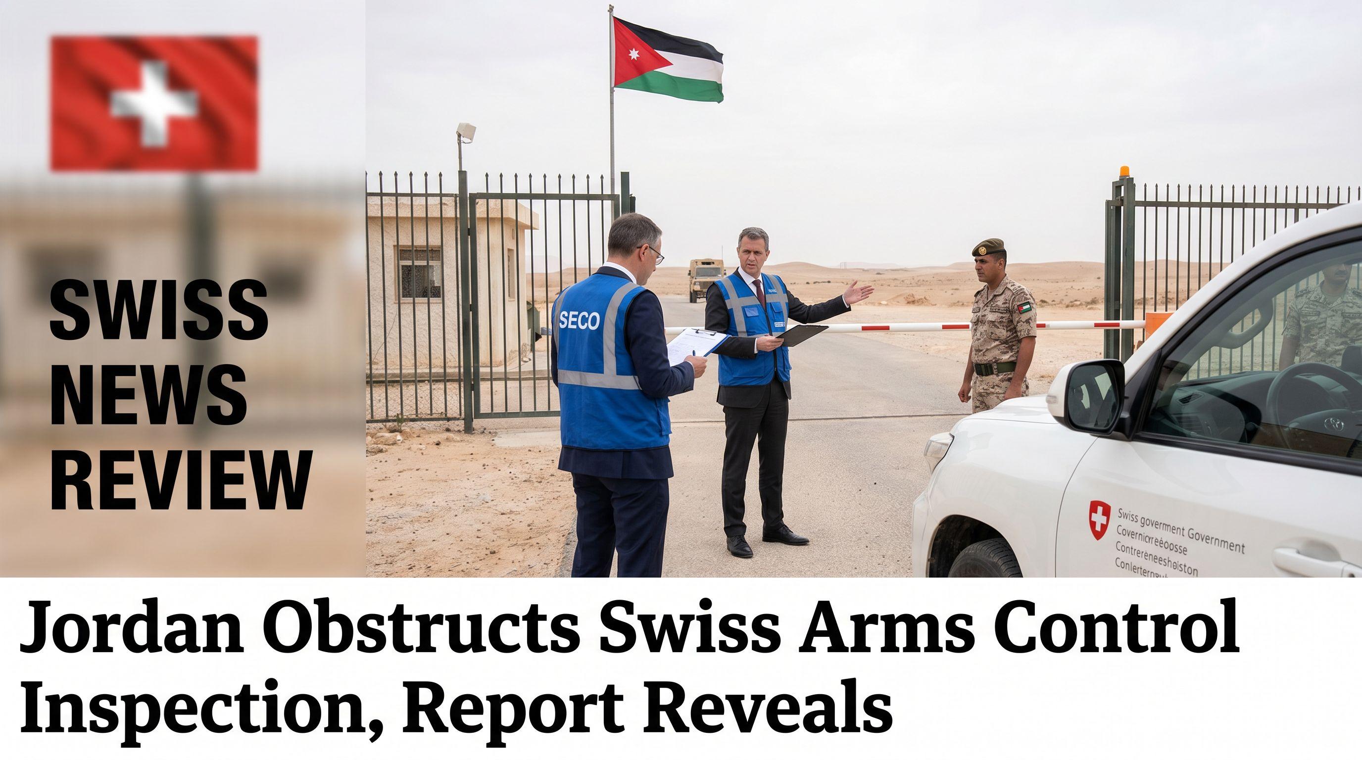 Jordan Obstructs Swiss Arms Control Inspection, Report Reveals