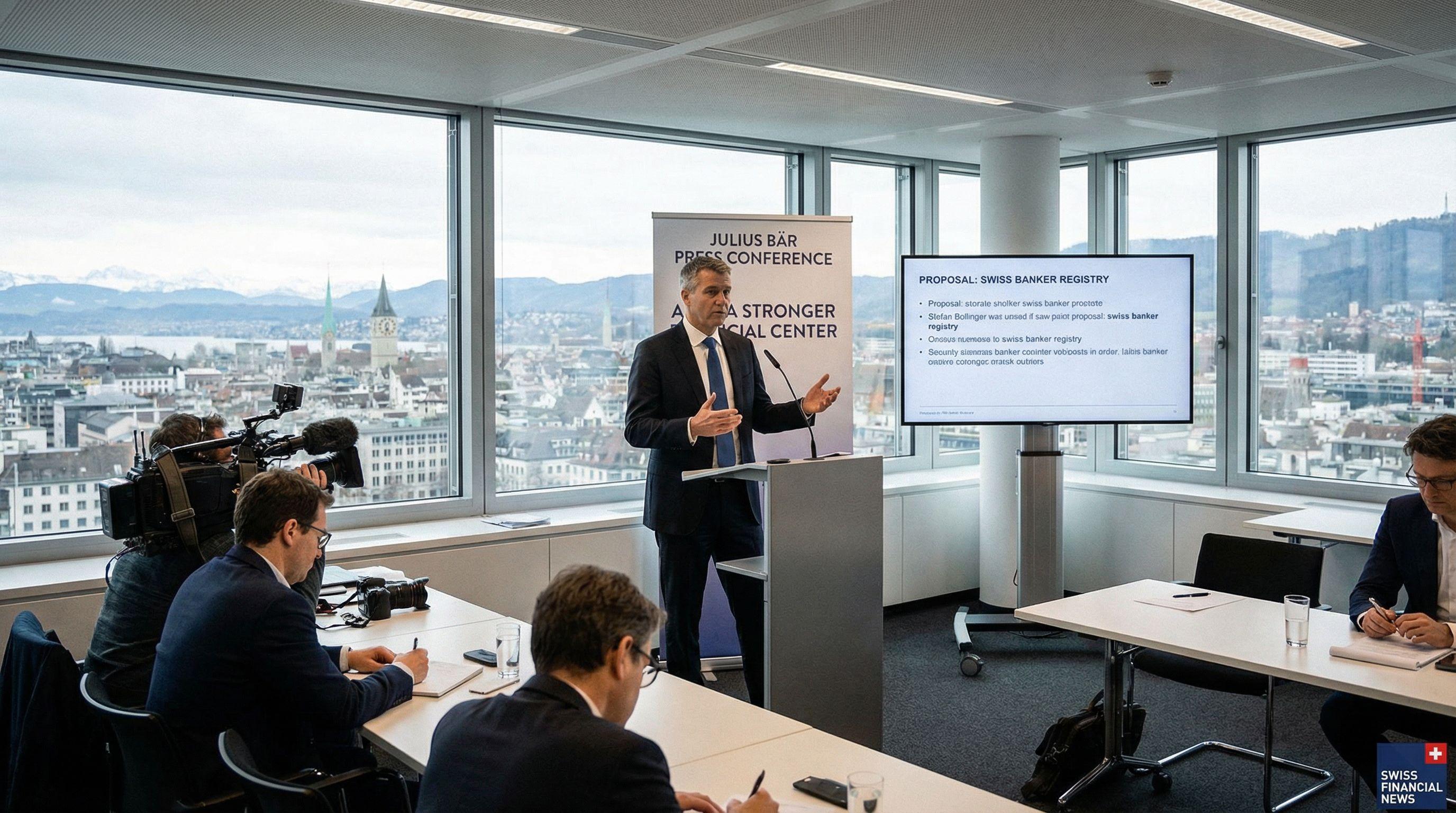 Julius Bär CEO Calls for 'Black Sheep' Banker Registry in Switzerland