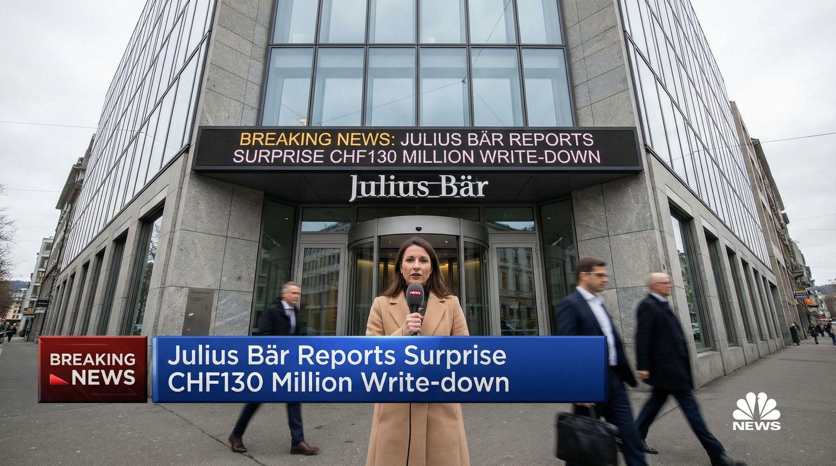Julius Bär Reports Surprise CHF130 Million Write-down
