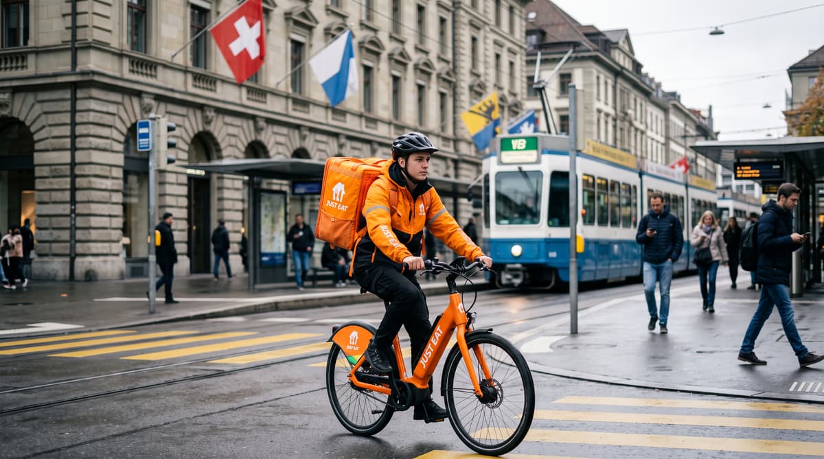 Just Eat plans to cut hundreds of Swiss courier jobs