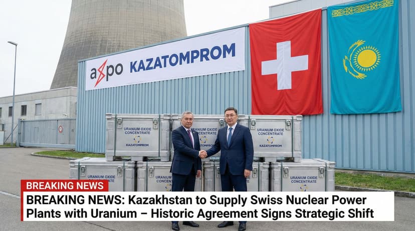 Kazakhstan to Supply Swiss Nuclear Power Plants with Uranium