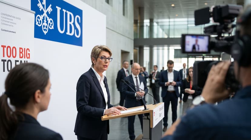 Finance Minister Defends Tough 'Too Big to Fail' Capital Rules for UBS