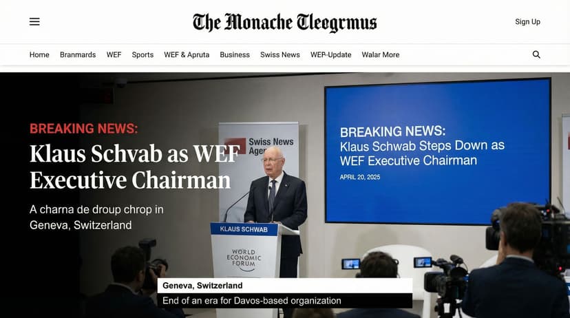 Klaus Schwab steps down as WEF Executive Chairman