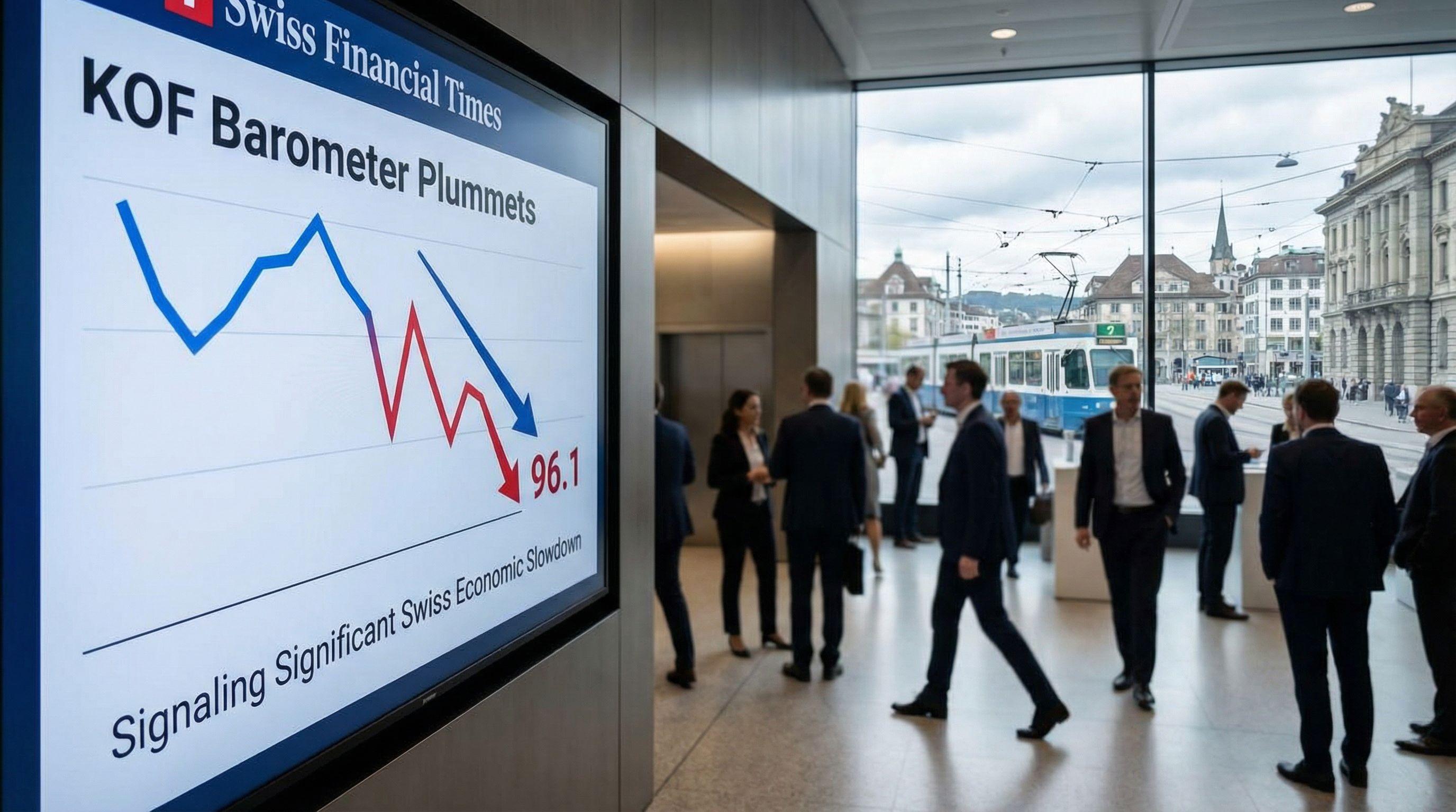 KOF Barometer Plummets, Signaling Significant Swiss Economic Slowdown