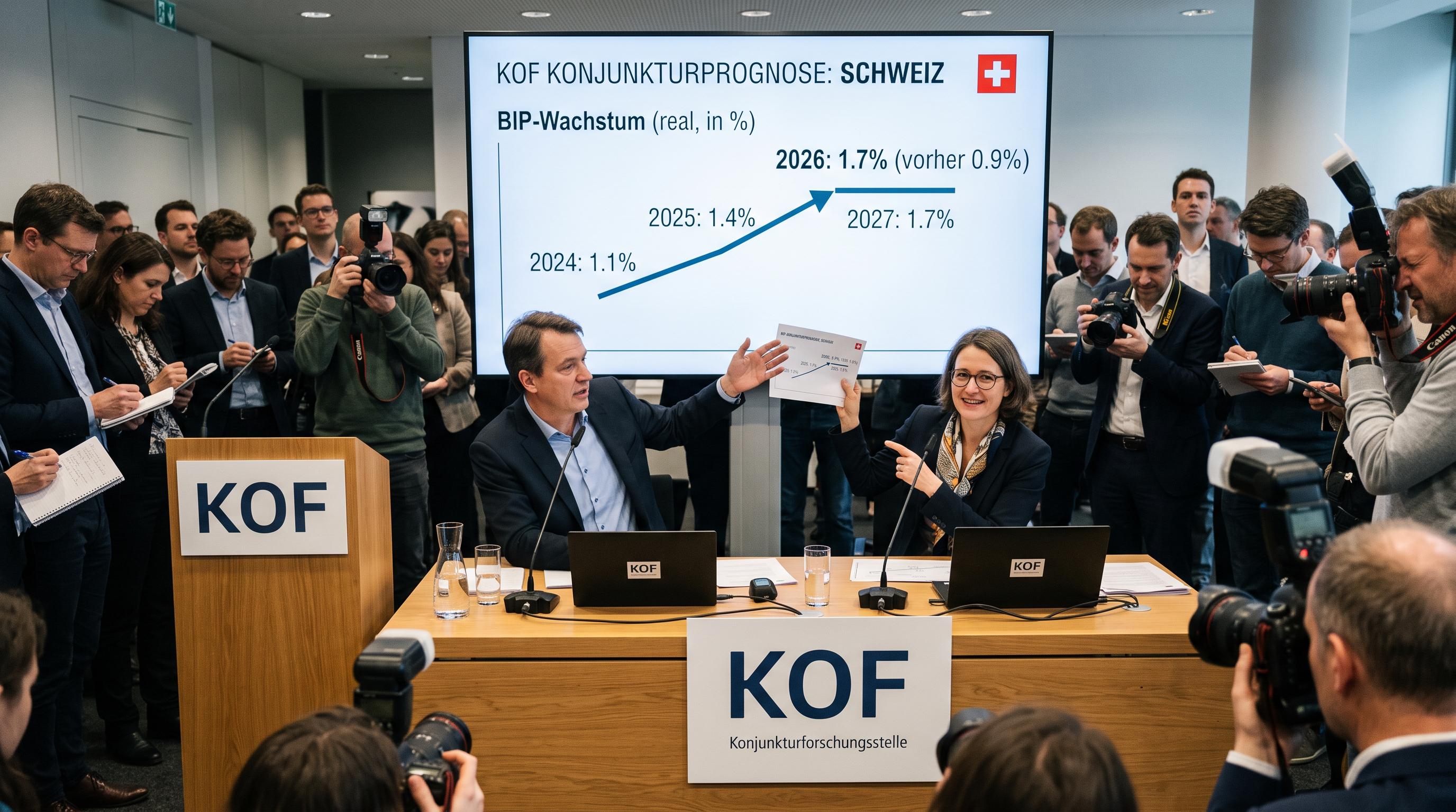 KOF economists sharply raise Switzerland’s growth forecast