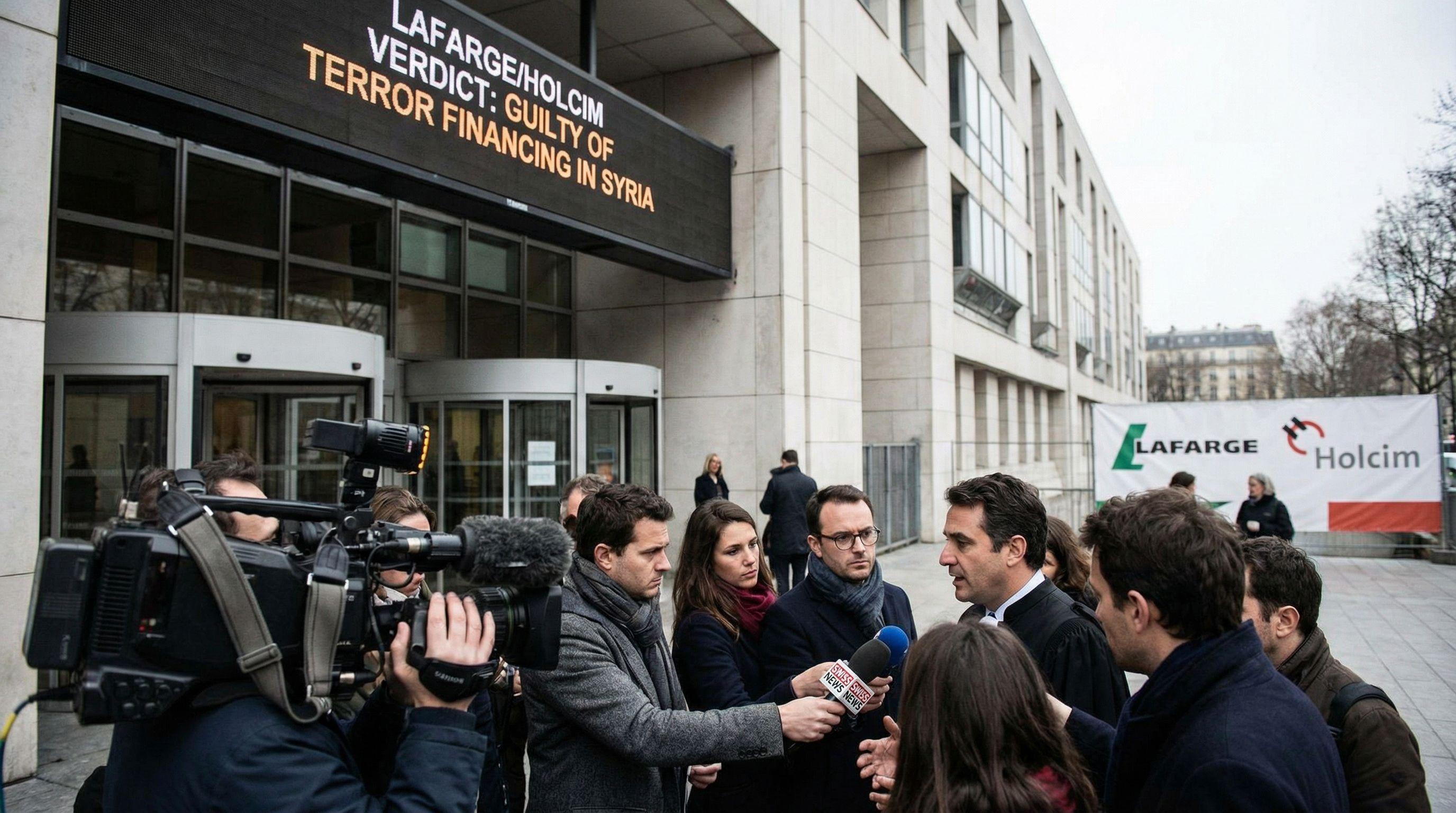 Lafarge, Partner in Swiss Holcim Merger, Found Guilty of Financing Terrorism in Syria
