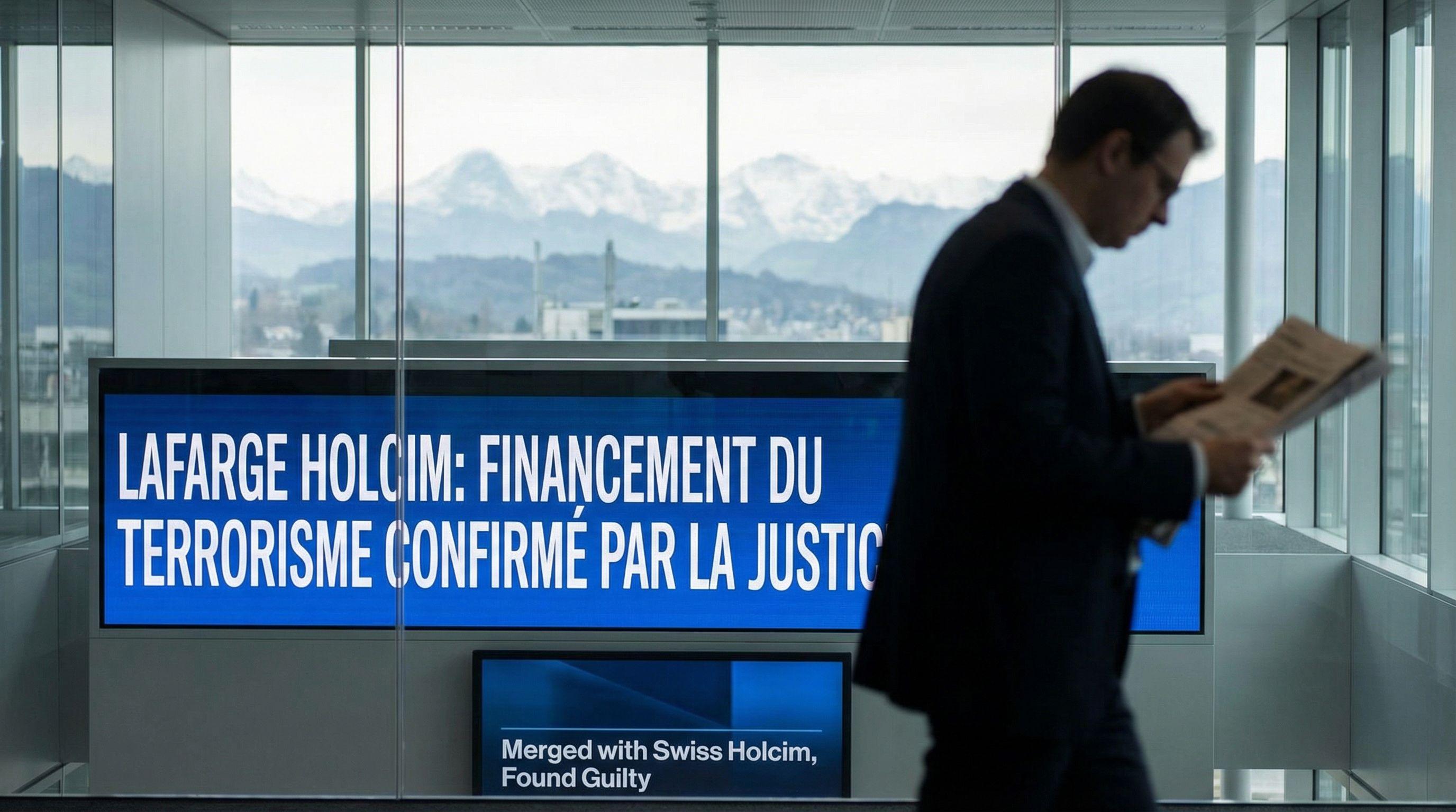 Lafarge, Merged with Swiss Holcim, Found Guilty of Financing Terrorism