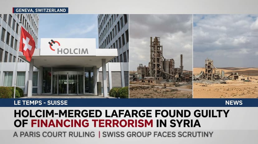 Holcim-Merged Lafarge Found Guilty of Financing Terrorism in Syria