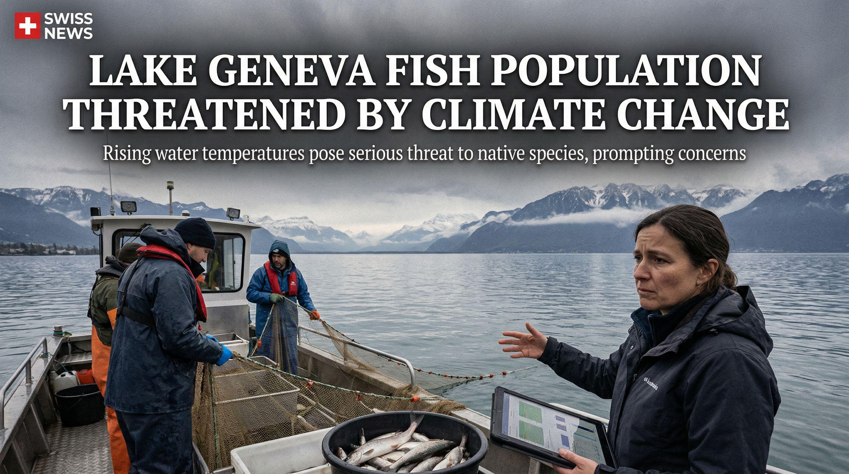 Lake Geneva Fish Population Threatened by Climate Change