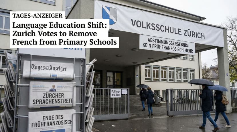 Language Education Shift: Zurich Votes to Remove French from Primary Schools