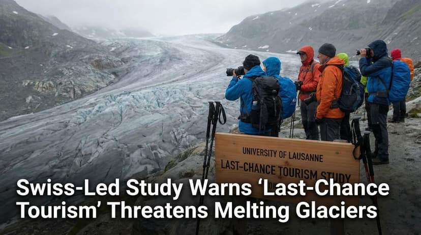 Swiss-Led Study Warns 'Last-Chance Tourism' Threatens Melting Glaciers