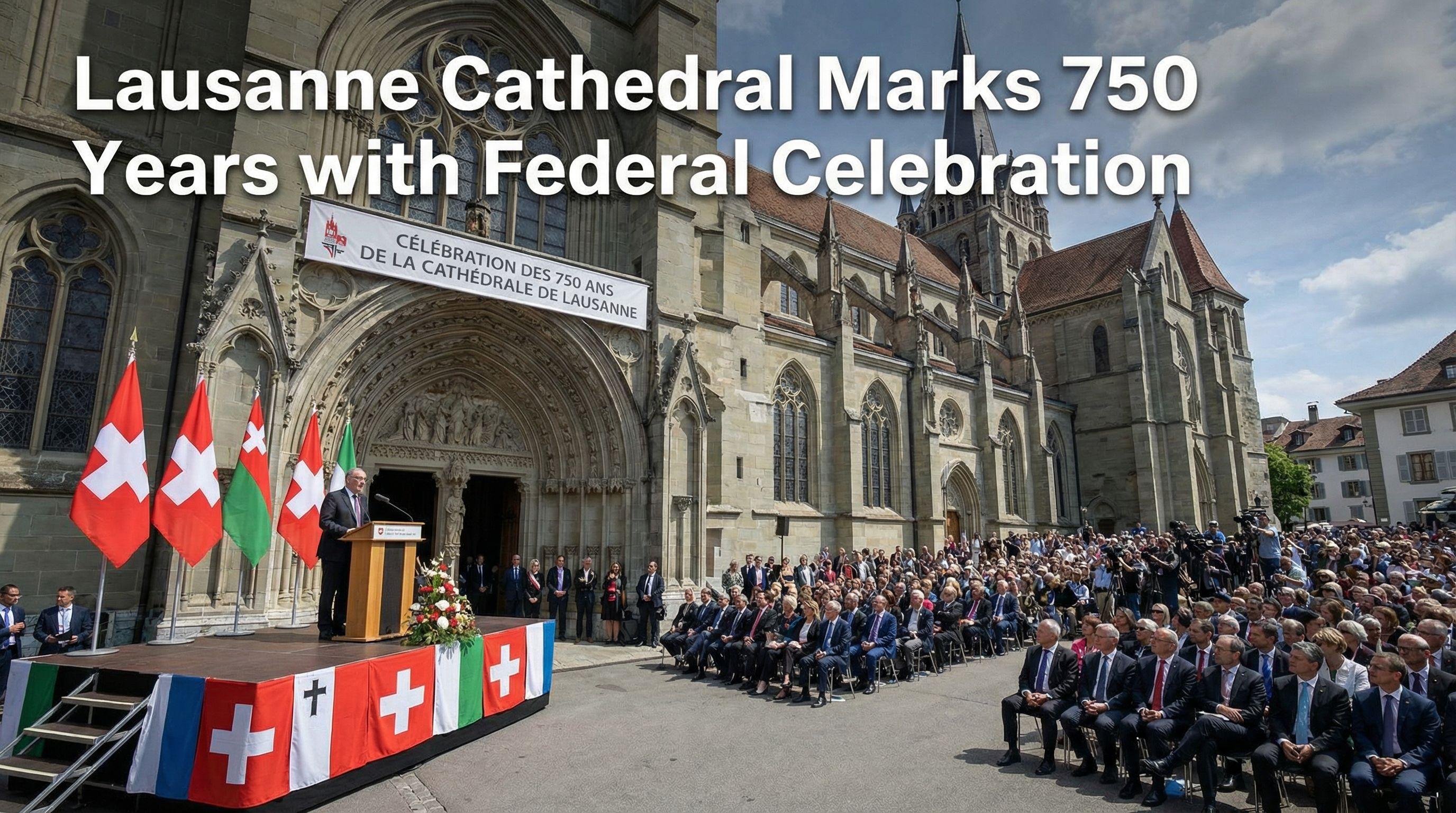 Lausanne Cathedral Marks 750 Years with Federal Celebration