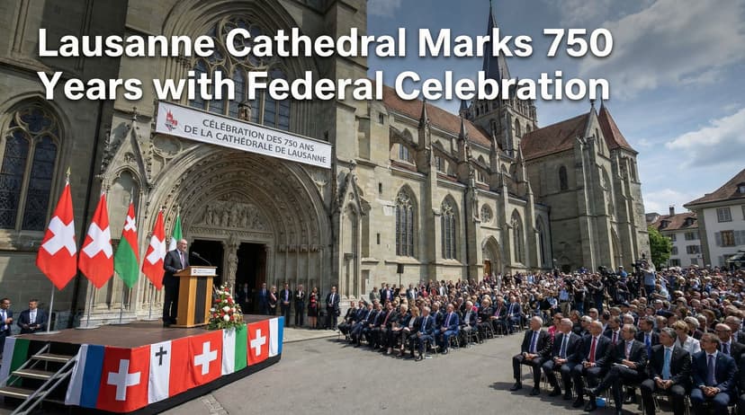 Lausanne Cathedral Marks 750 Years with Federal Celebration