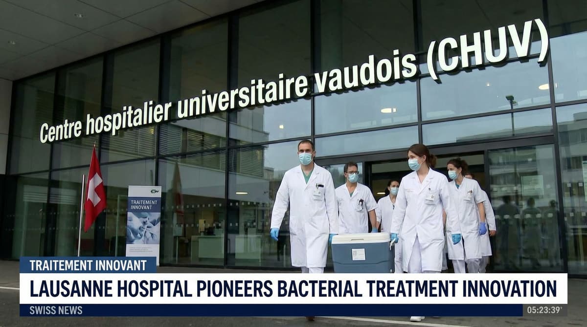 Lausanne Hospital Pioneers Bacterial Treatment Innovation