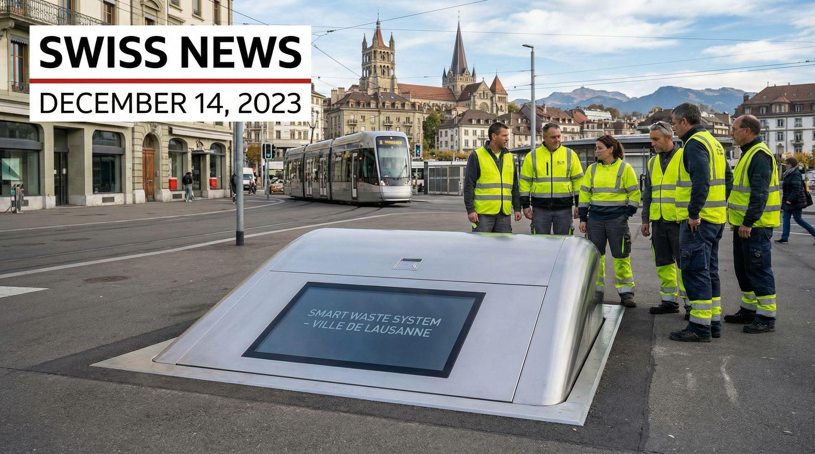 Lausanne Pioneers Underground Smart Waste System