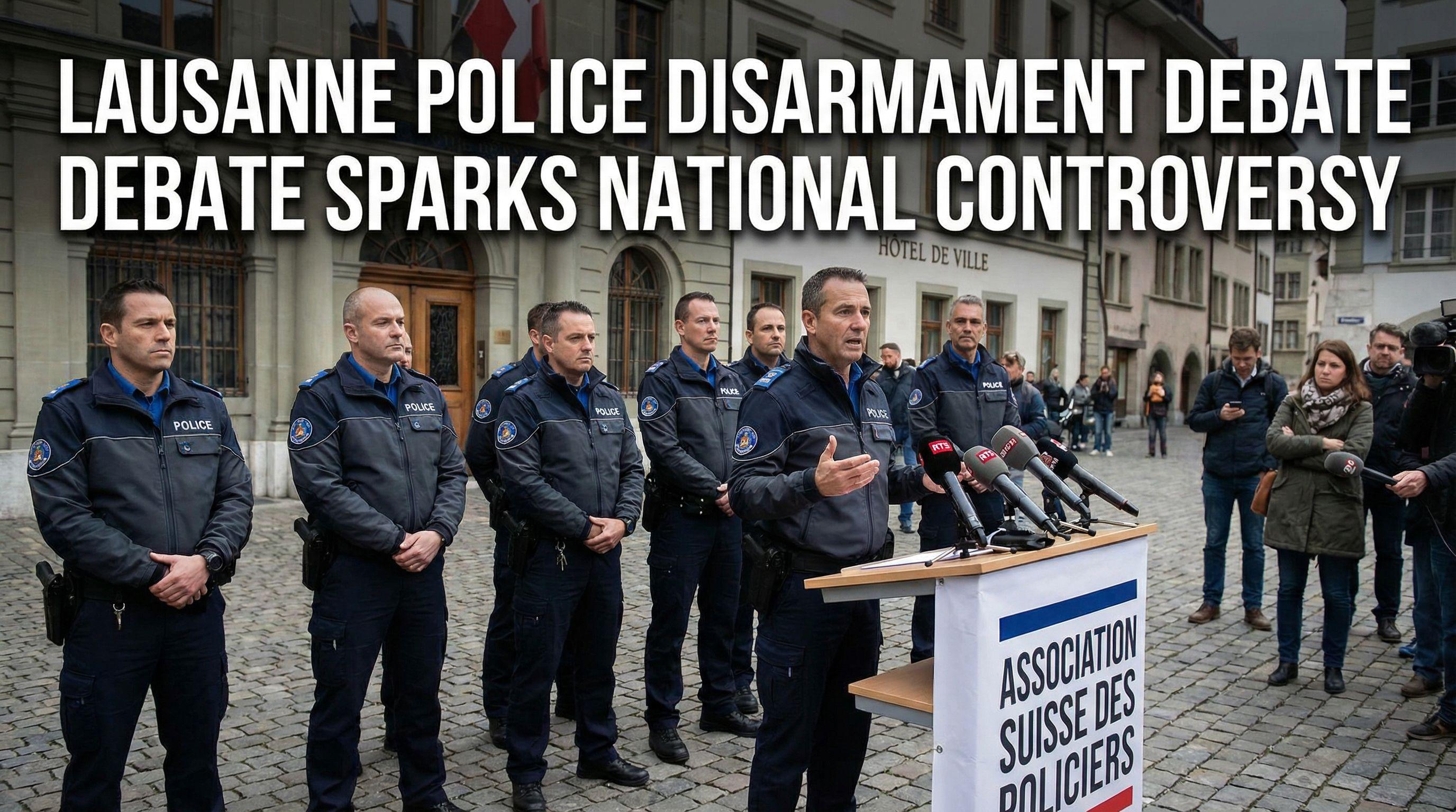 Lausanne Police Disarmament Debate Sparks National Controversy