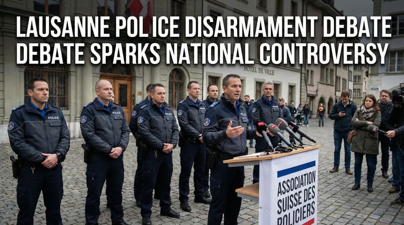 Lausanne Police Disarmament Debate Sparks National Controversy