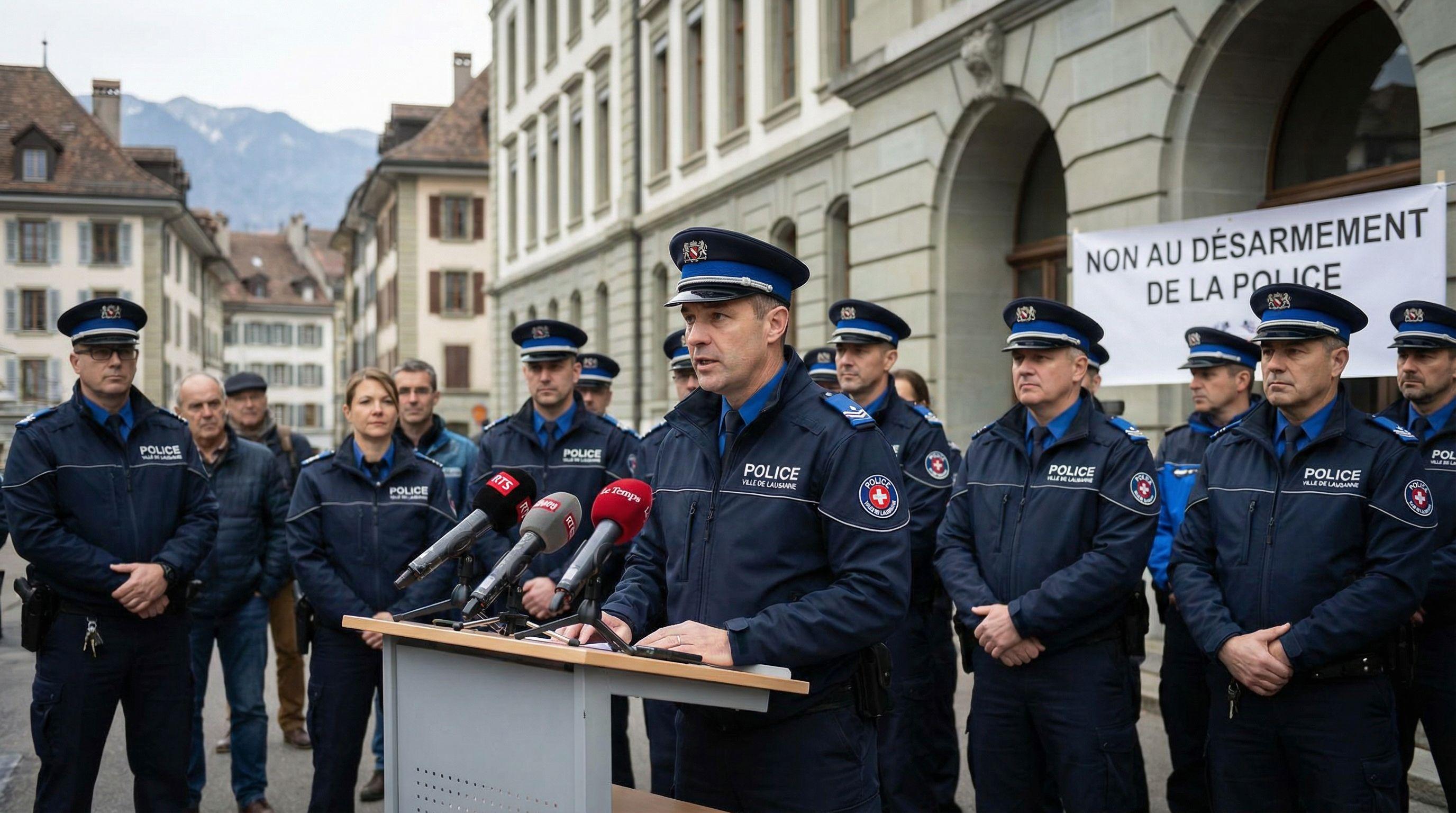 Lausanne Police Disarmament Proposal Faces Strong Opposition