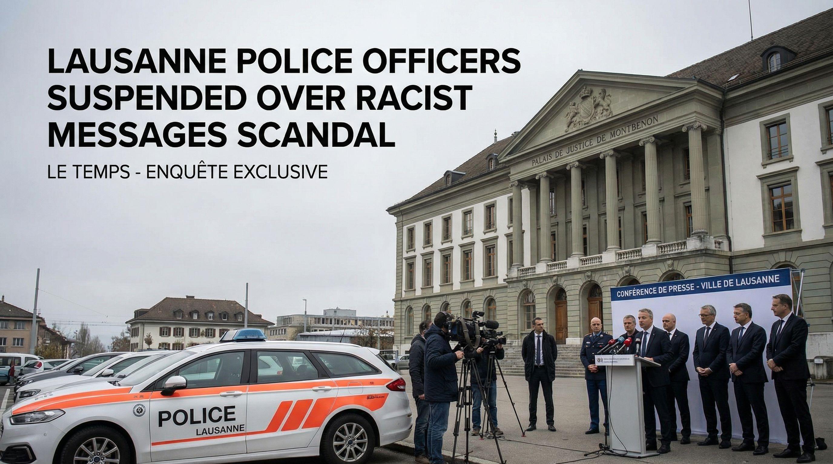 Lausanne Police Officers Suspended Over Racist Messages Scandal