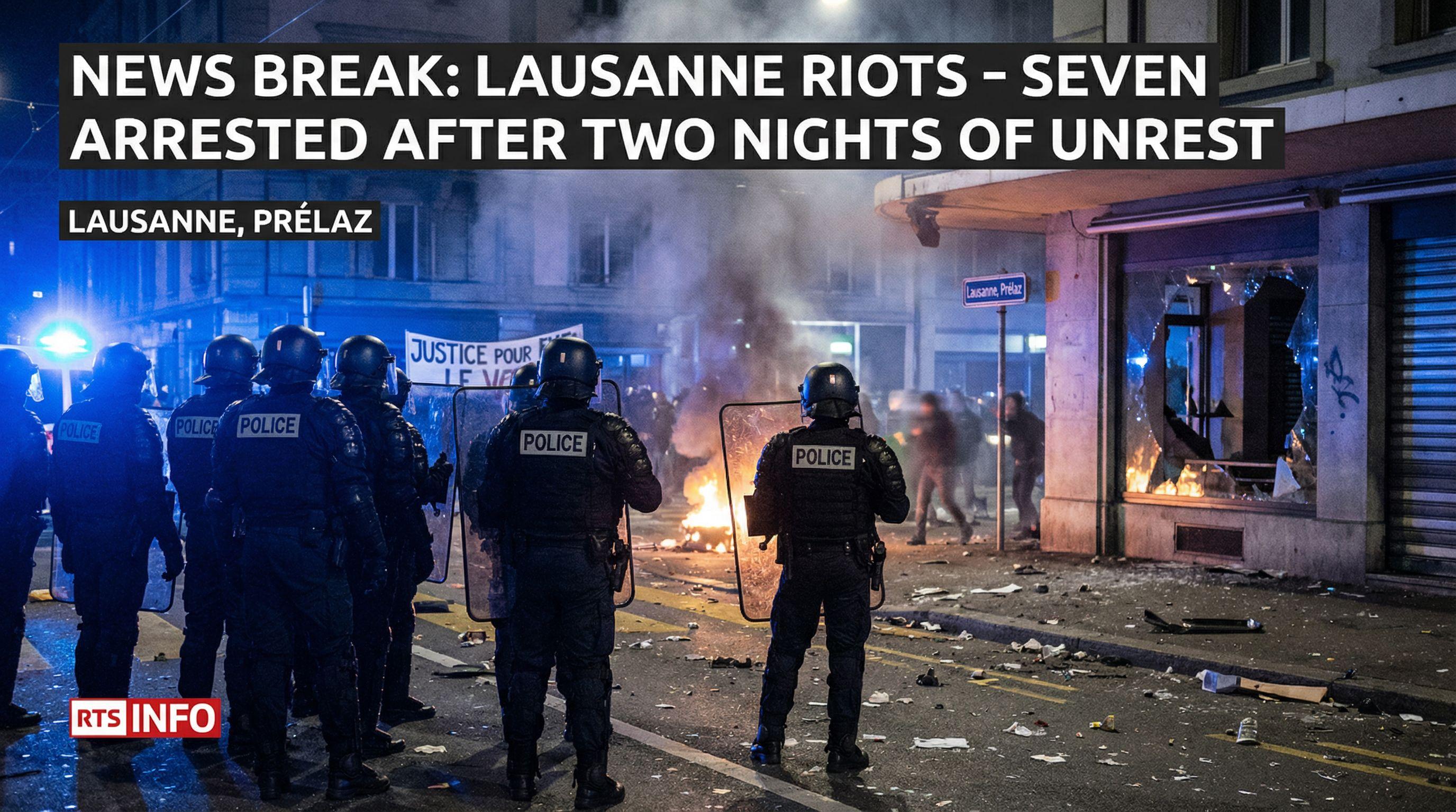 Lausanne Riots: Seven Arrested After Two Nights of Unrest