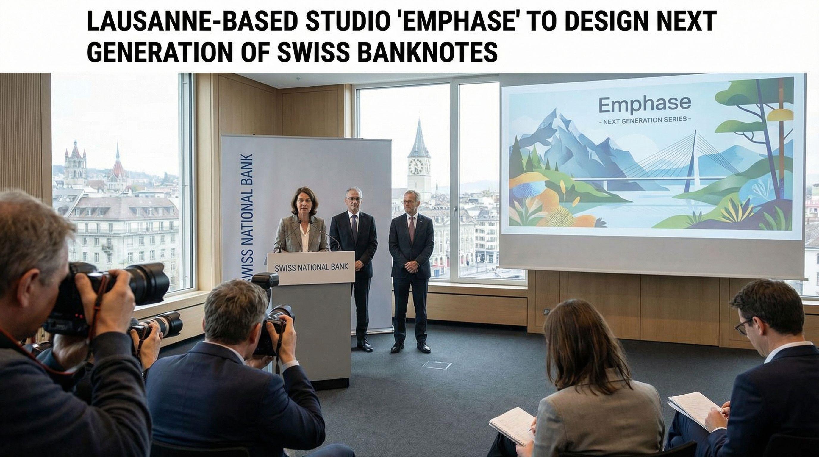 Lausanne-Based Studio 'Emphase' to Design Next Generation of Swiss Banknotes