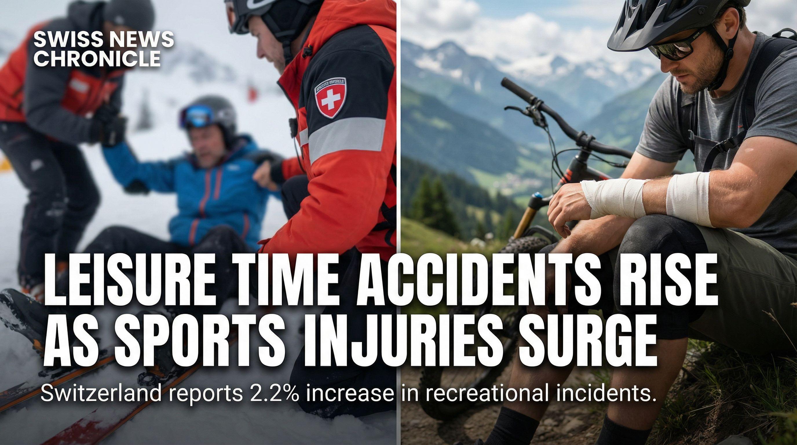 Leisure Time Accidents Rise as Sports Injuries Surge