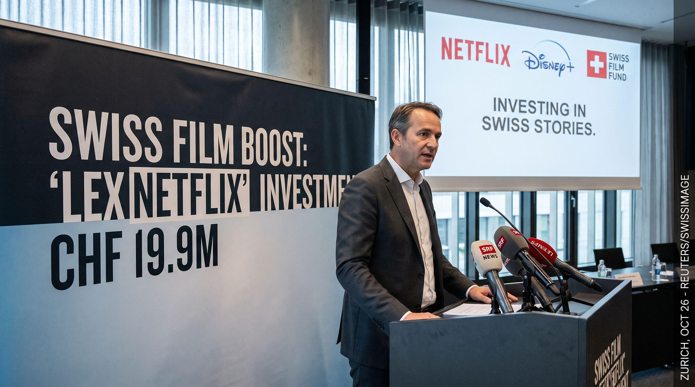 'Lex Netflix' Law Boosts Swiss Film Industry with CHF19.9 Million Investment