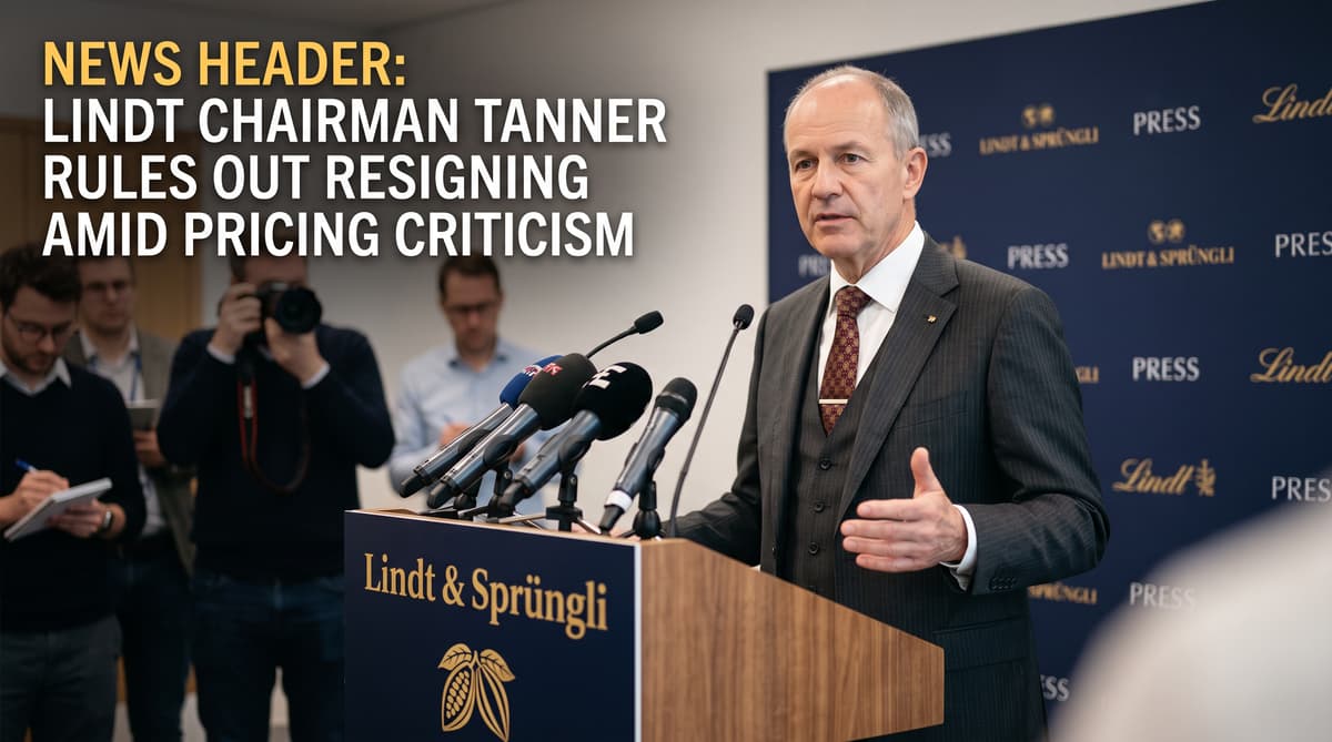 Lindt chairman Tanner rules out resigning amid pricing criticism