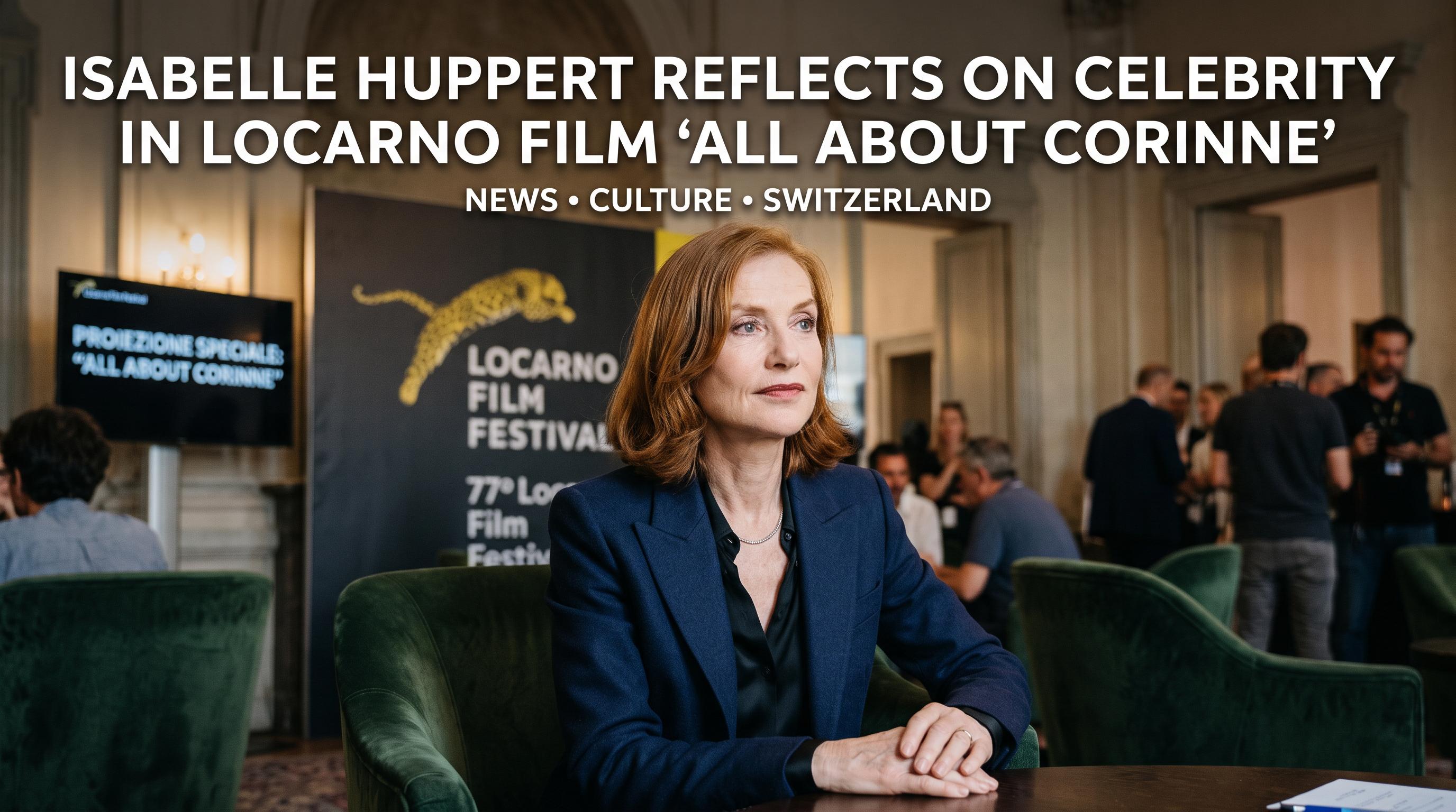Isabelle Huppert reflects on celebrity in Locarno film ‘All About Corinne’